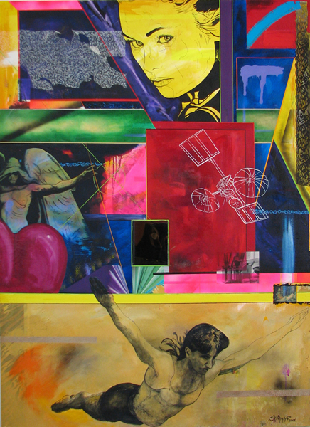 Deceptions Preceptions | Michael St Amand  Mixed Media on Canvas